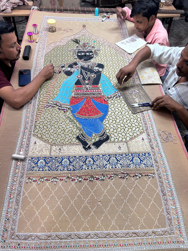 Shree Kunj Banke Bihari ji Wall Art