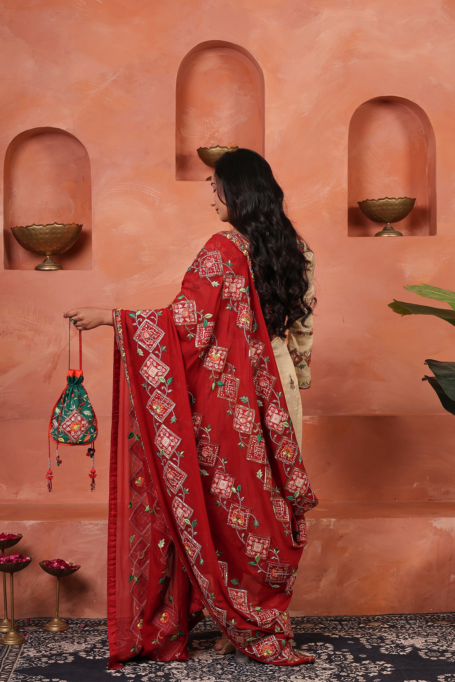 Rangrez Swarna - Handloom Benarasi Tissue Kurta Set | Statement Festive Ensemble