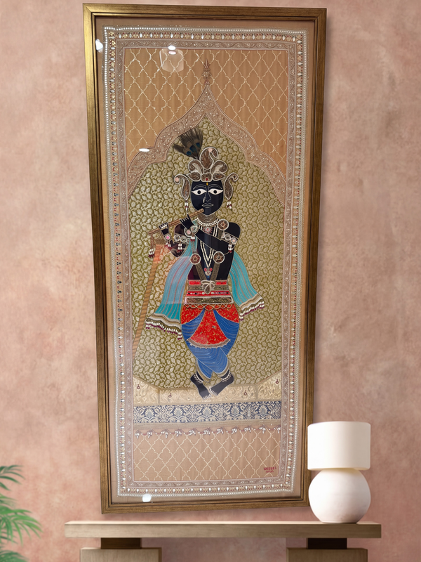 Shree Kunj Banke Bihari ji Wall Art