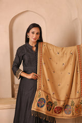 Gulshan e tota handcrafted pure Pashmina shawl
