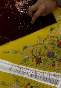 Basant Noor – Mulberry Silk Lehenga Kurti Set with Embroidered Jacket