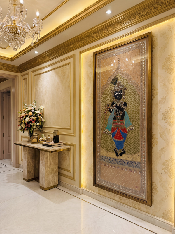 Shree Kunj Banke Bihari ji Wall Art