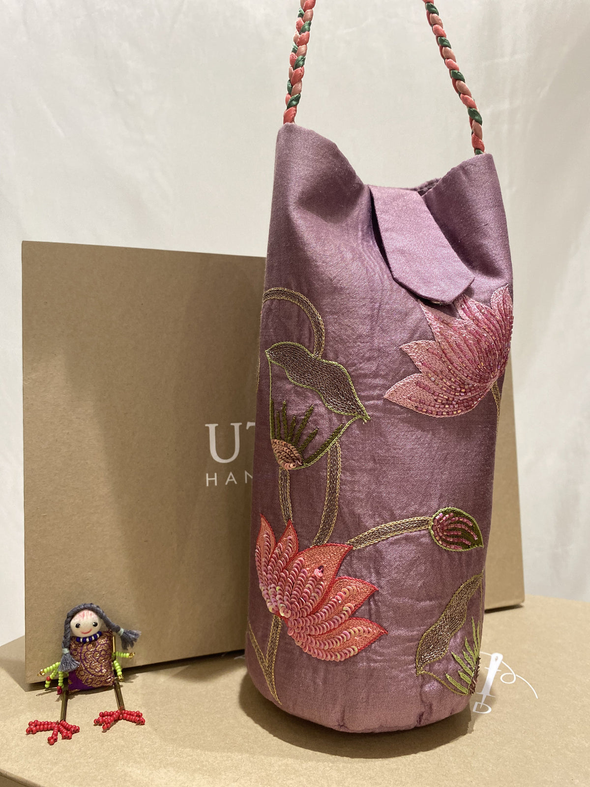 Gulposh handcrafted embroidered potli bag, product photograph 1
