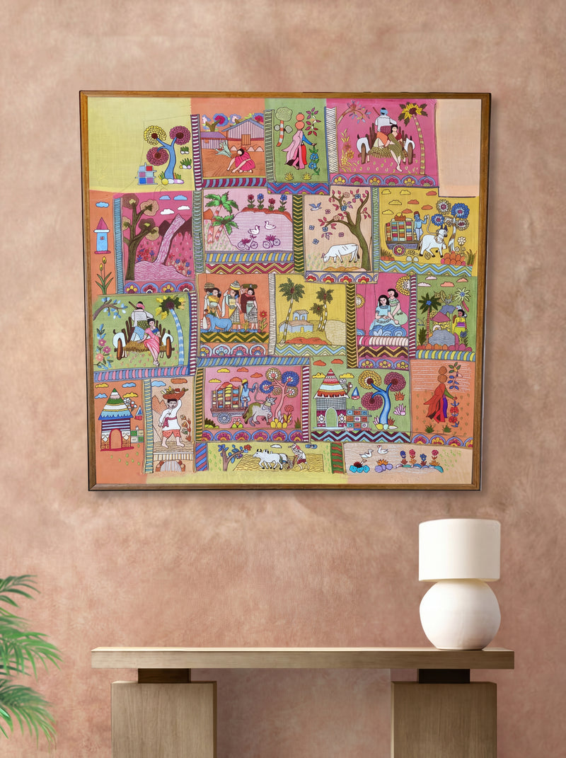 Threads of Mitti Wall-art