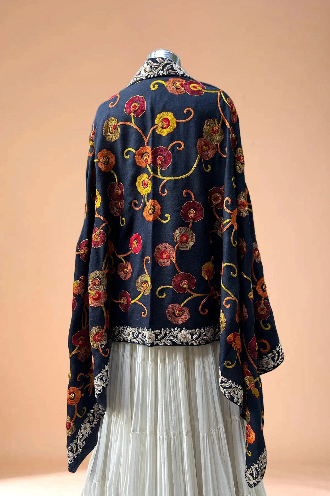 Resham Neelaya – Pure Pashmina Shawl