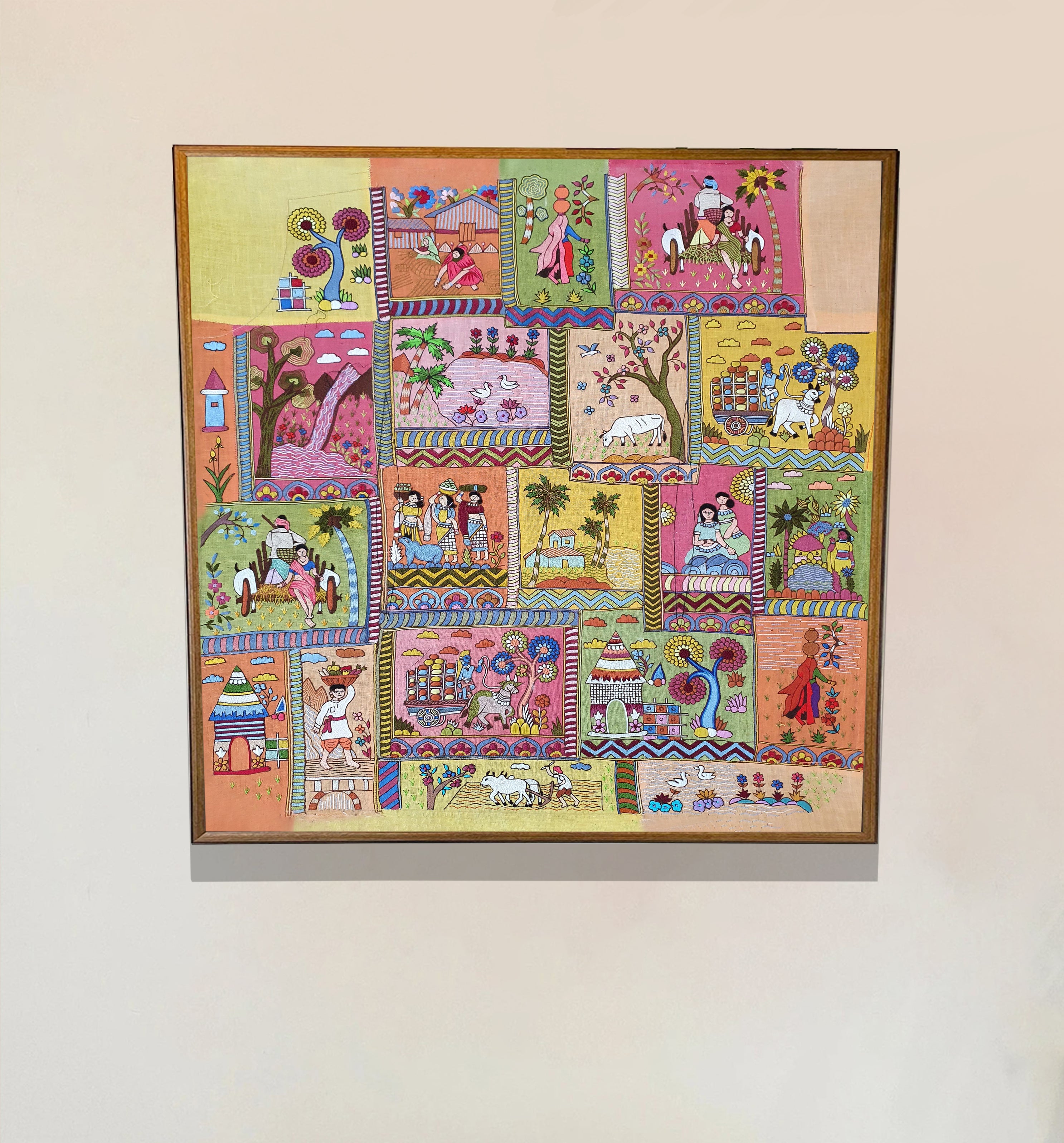 Threads of Mitti Wall-art