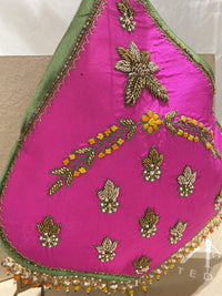 Noor-e-Gul handcrafted embroidered potli bag, product photograph 4