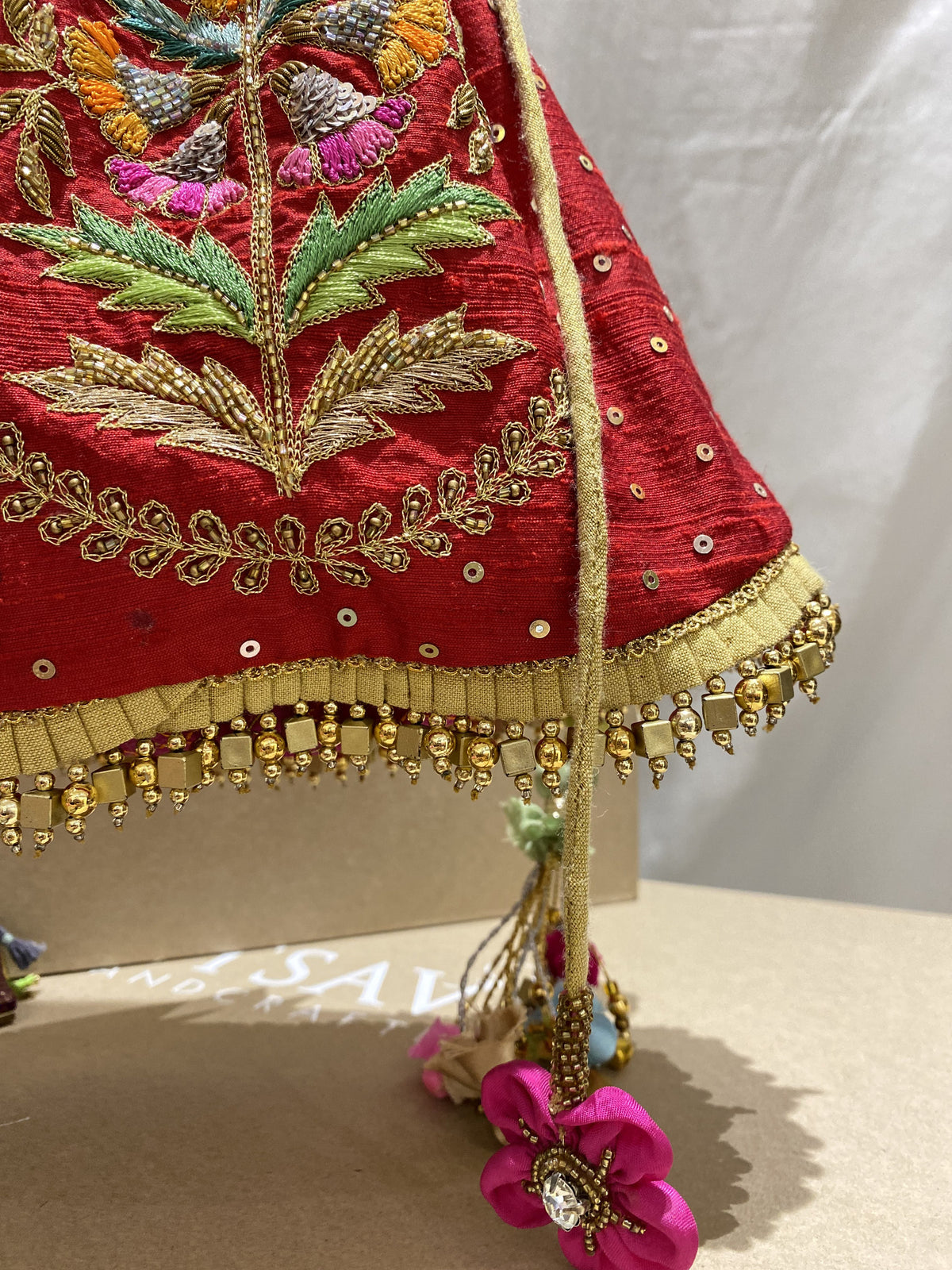 Rangili handcrafted embroidered potli bag, product photograph 4