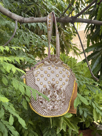 Sahar handcrafted embroidered potli bag, product photograph 4