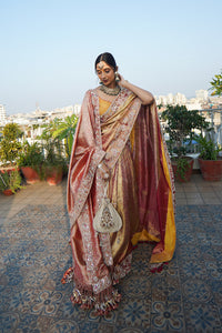 Mangal Safarnama - Resham & Tissue Kanjivaram Silk Saree | Bridal Zardosi Ensemble