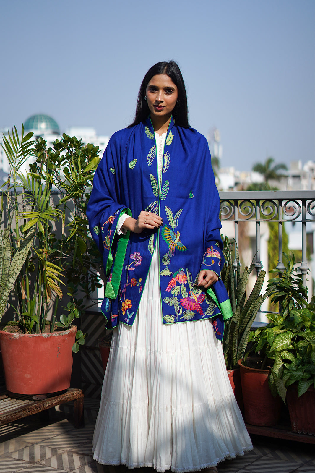 Neel Kosh - Pure Pashmina | Hand-Embroidered Masterpiece