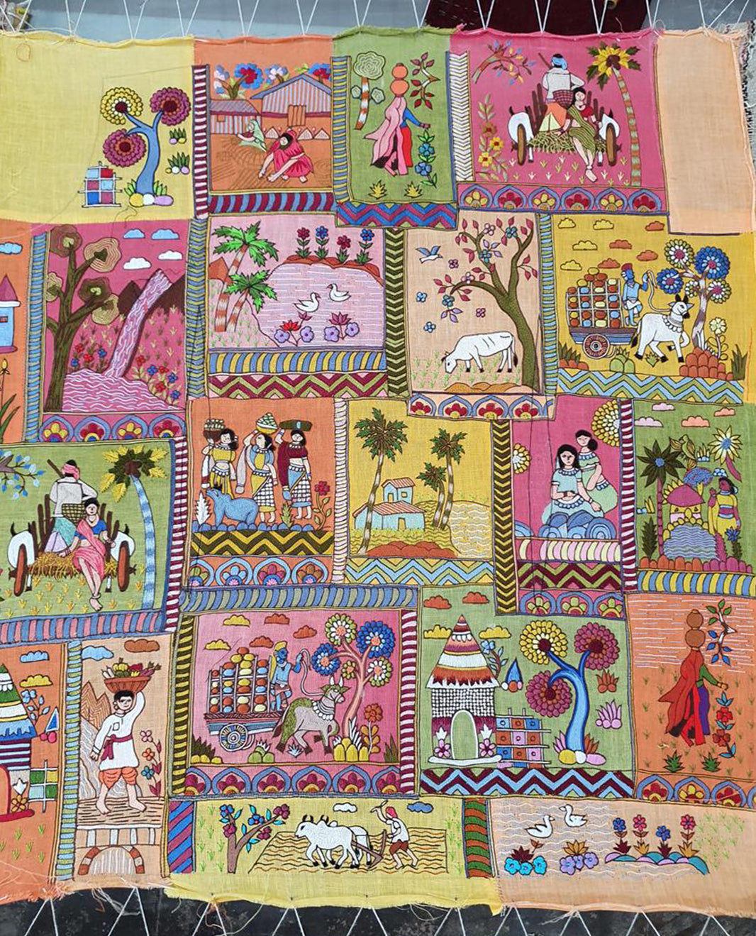 Threads of Mitti Wall-art